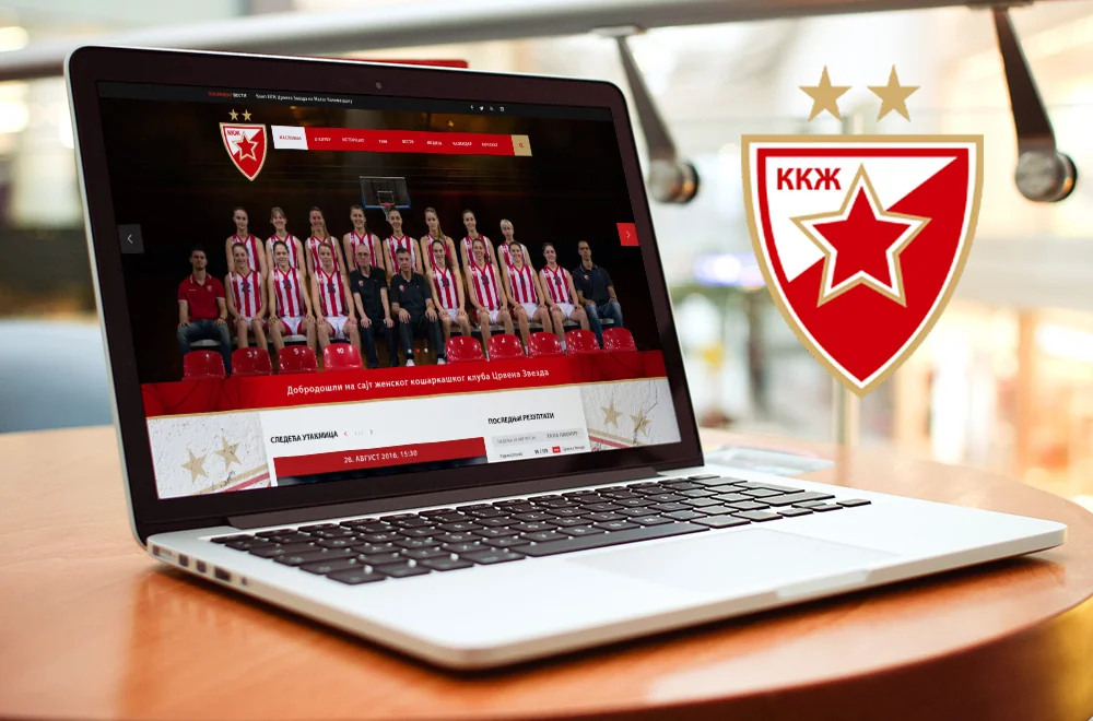 Crvena zvezda sports website original project